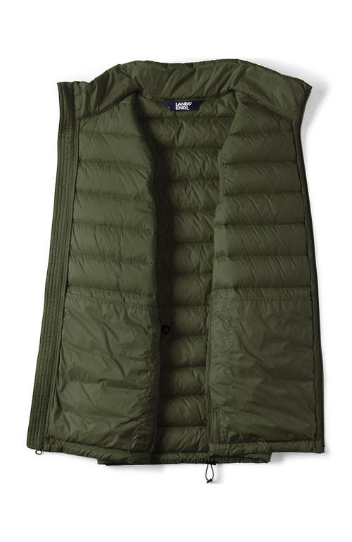 Lands' End Wanderweight Ultralight Packable Down Vest In Green