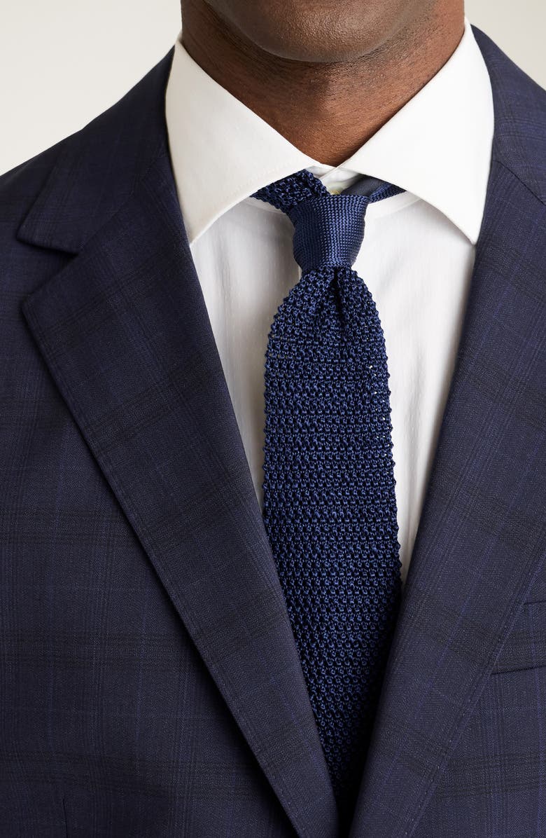 Bonobos Jetsetter Plaid Virgin Wool Suit Jacket, Alternate, color, 4320/ 0030 Navy Glen Plaid