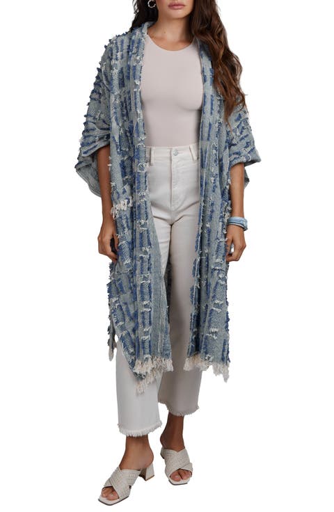 Frayed Denim Duster
