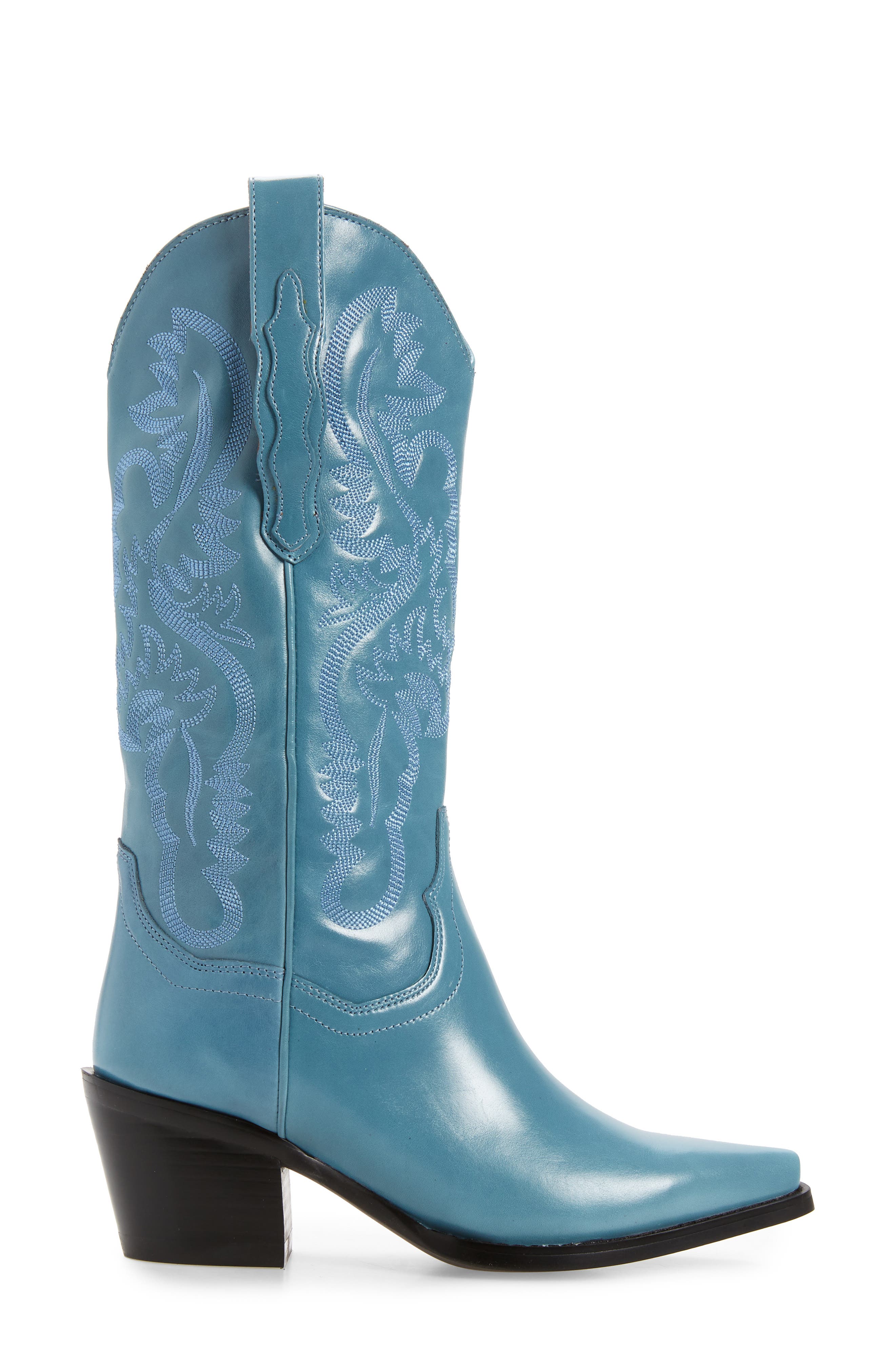Dagget Western Boot, Alternate, color, BLUE LEATHER