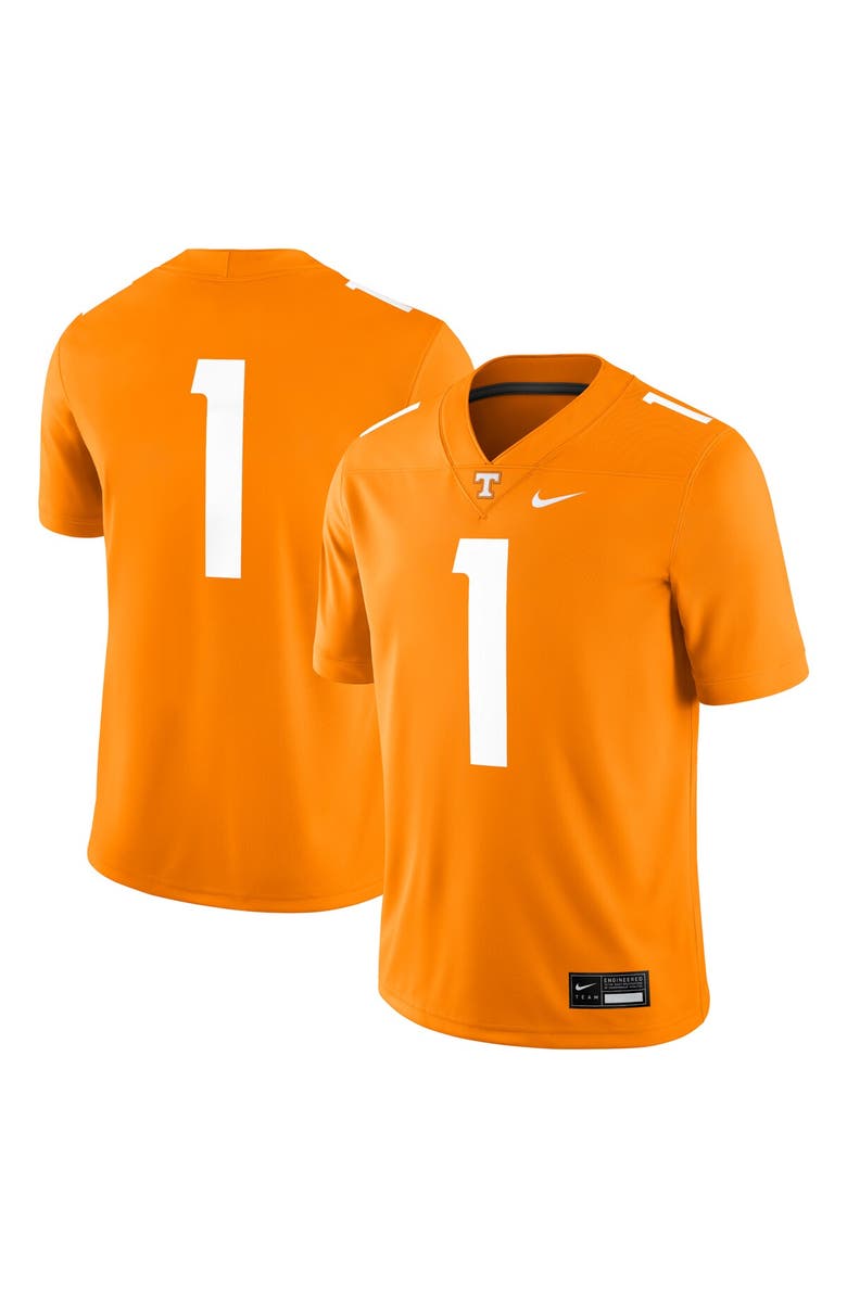 Nike Men's Nike #1 Tennessee Orange Tennessee Volunteers Game Jersey, Main, color, Tennessee Orange