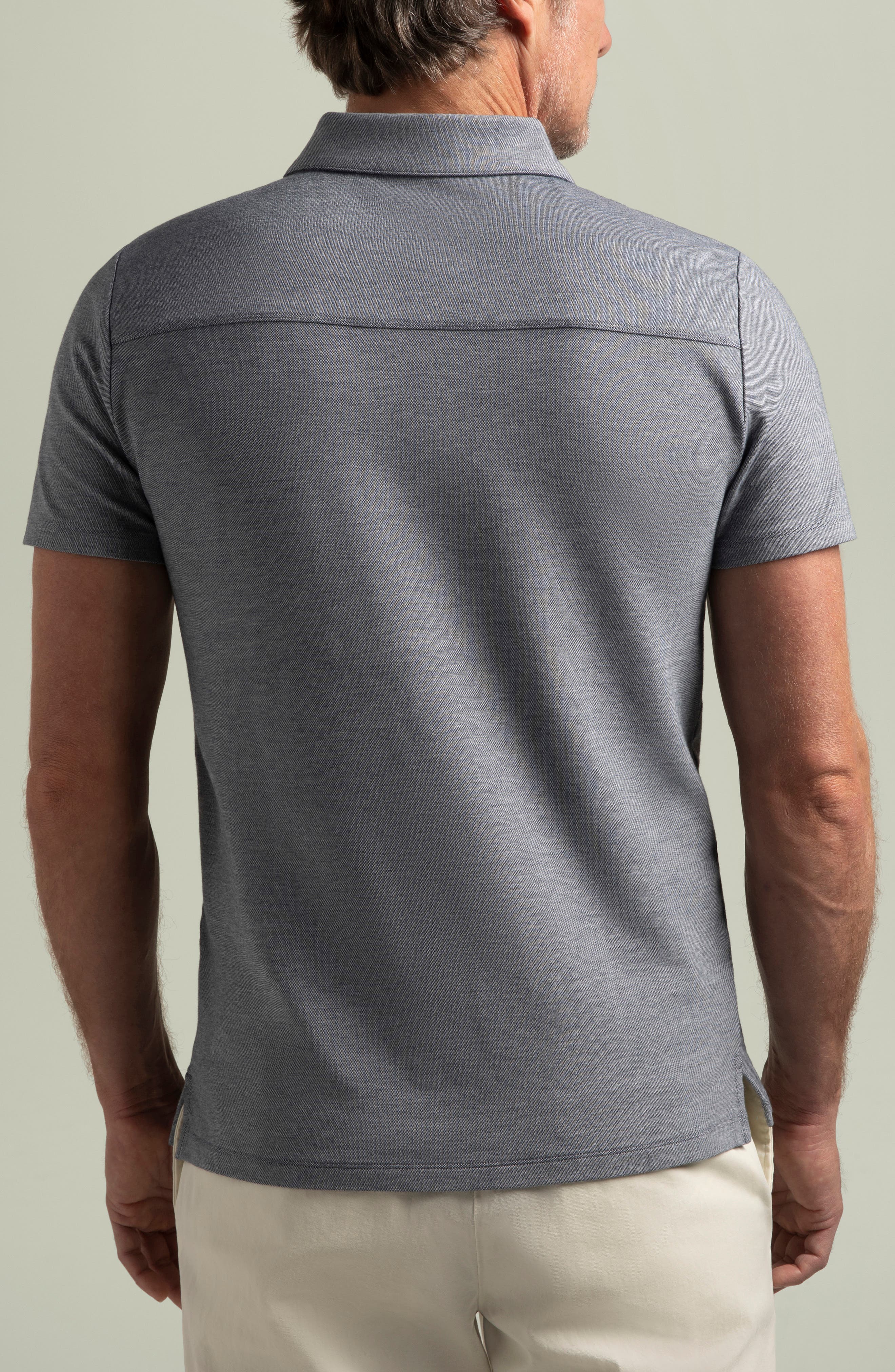 Biscayne Slim Fit Cotton Blend Pique Golf Polo - image 2