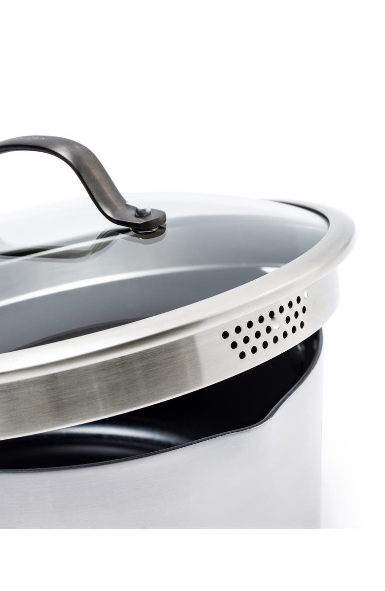 GreenPan Venice Pro Noir 13-Piece Stainless Steel Ceramic Nonstick Frying Pan Set, Alternate, color,