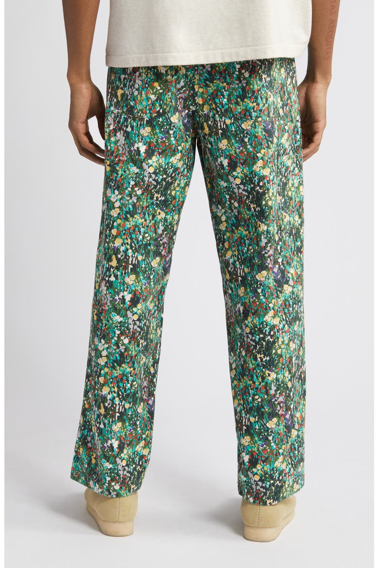 Hardwork Carpenter Pants, Alternate, color, FLORAL MUL