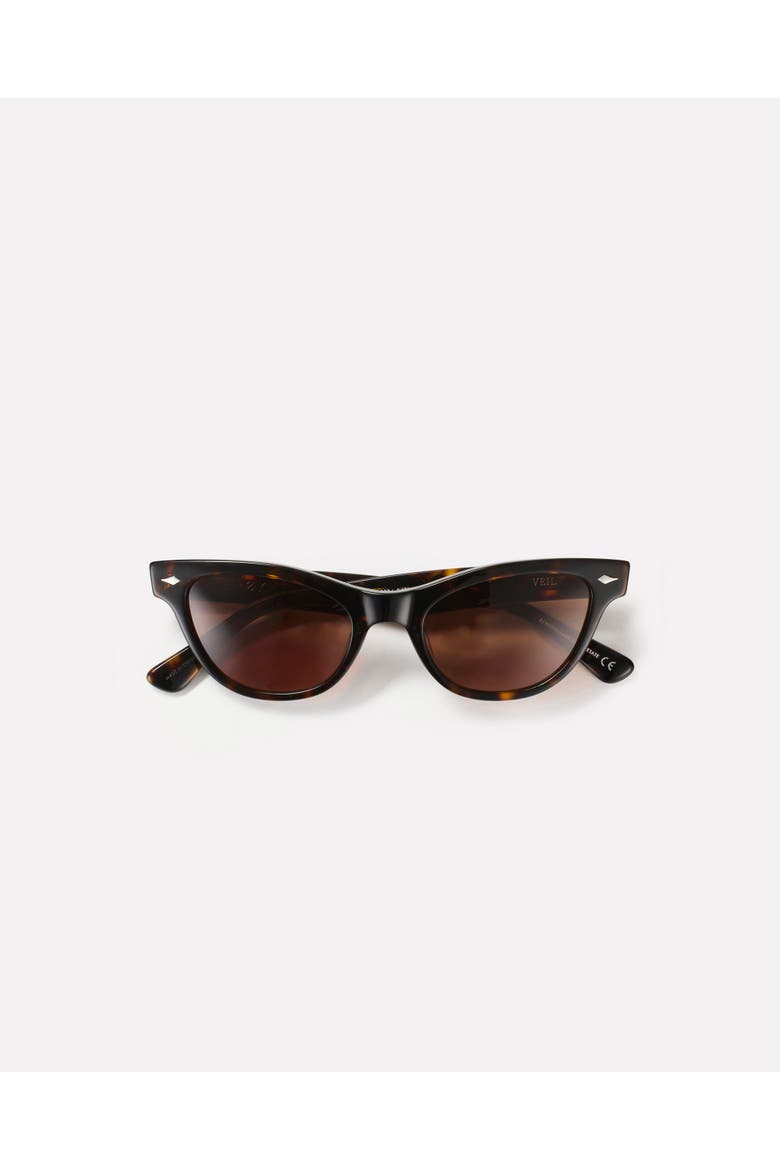 Veil Sunglasses, Alternate, color, Dark Tortoise