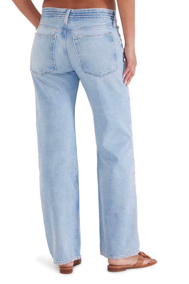 Bianca Banded High Waist Bootcut Jeans, Alternate, color, SALADITA