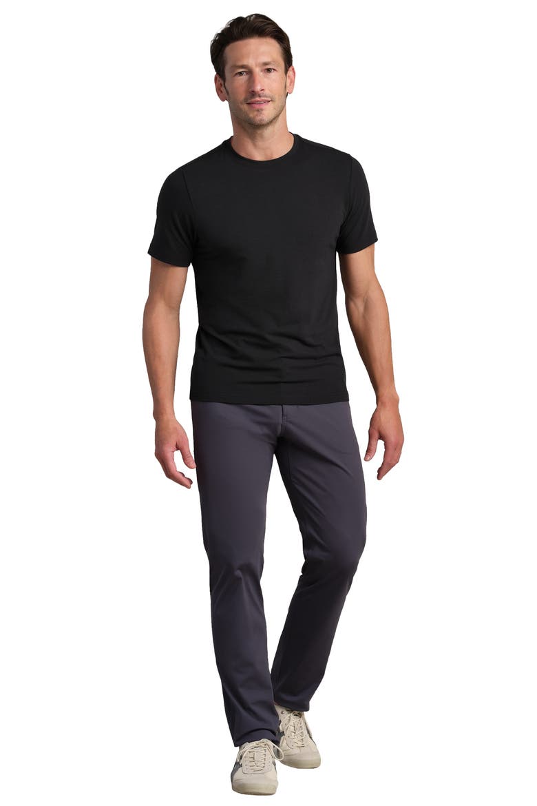 Slim Fit Performance T-Shirt, Alternate, color, PURE BLACK