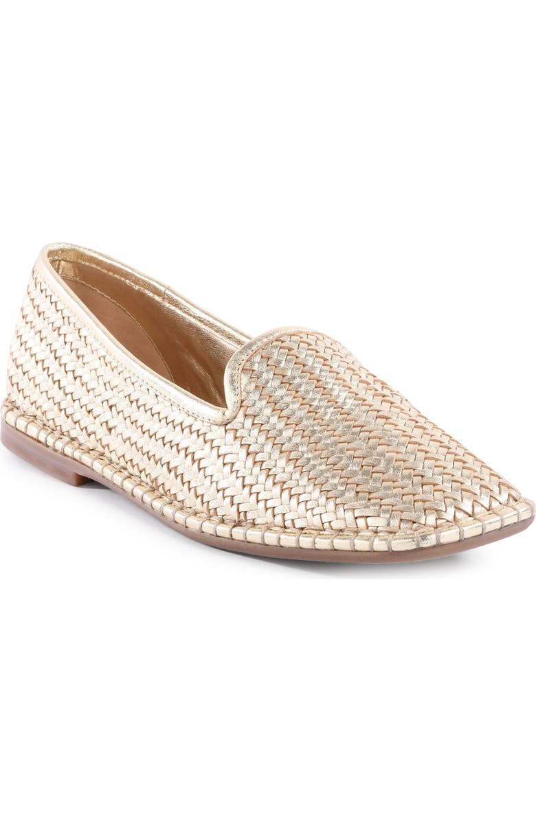 Seychelles Trustworthy Woven Loafer, Main, color, Gold