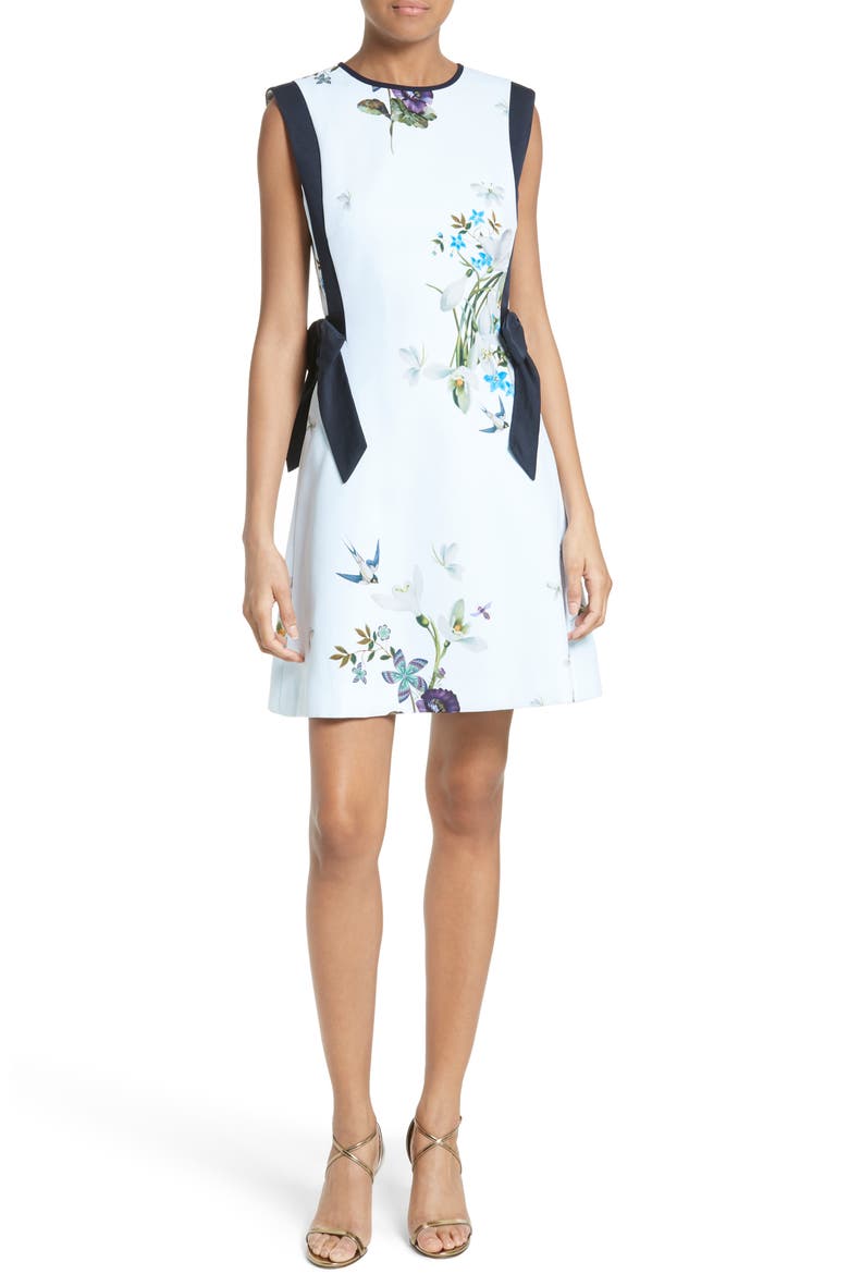 Sipnela A-Line Dress, Main, color, LIGHT GREEN