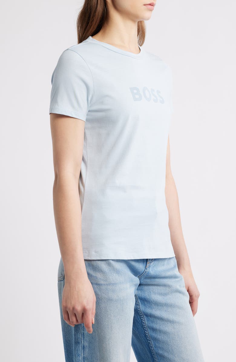 BOSS Orange Logo Graphic T-Shirt, Alternate, color, Light/ Pastel Blue