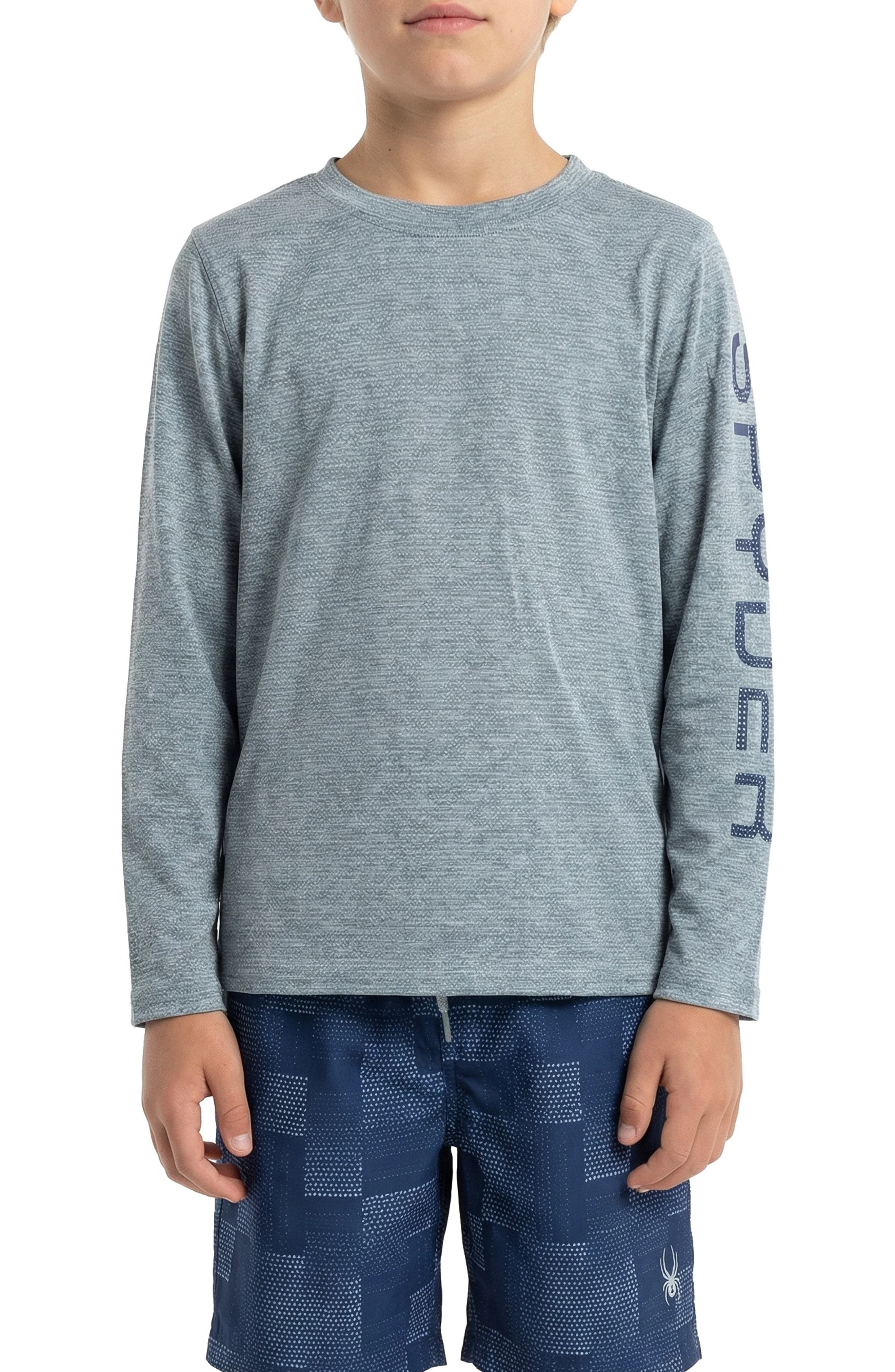 Spyder Kids' Dot Matrix Long Sleeve Rashguard