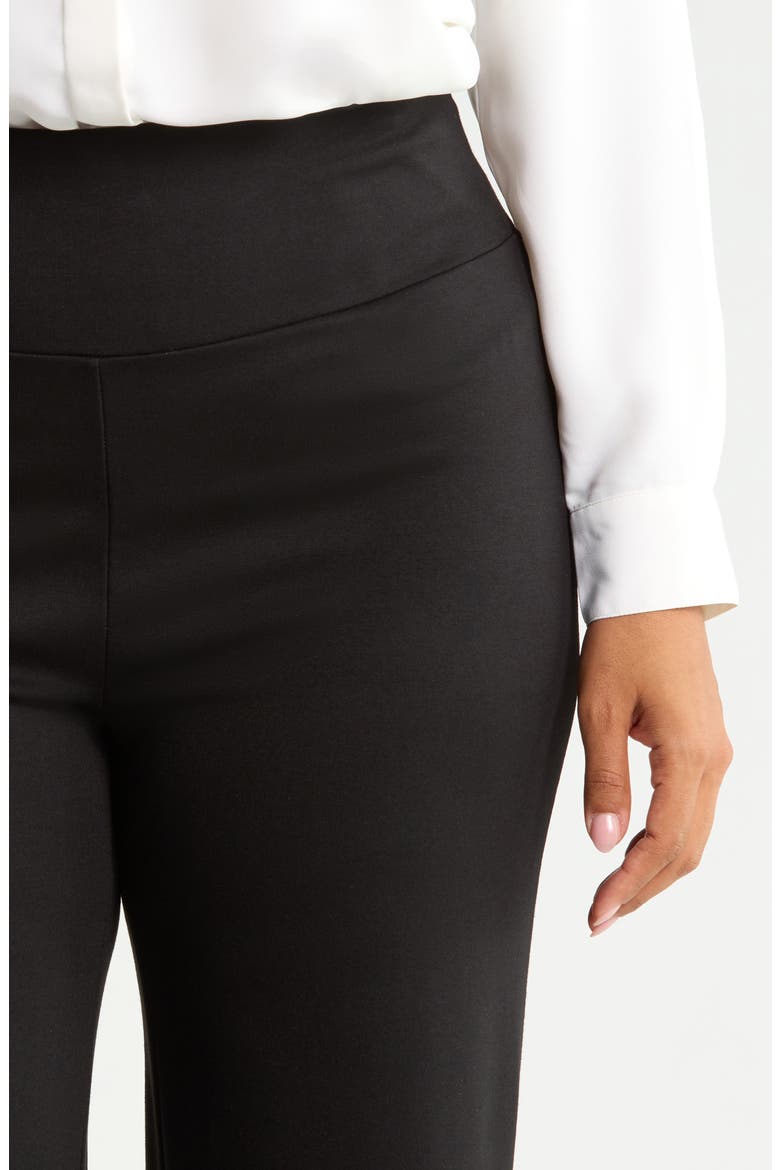 High Waist Pull-On Wide Waistband Trousers, Alternate, color, ANNE BLACK
