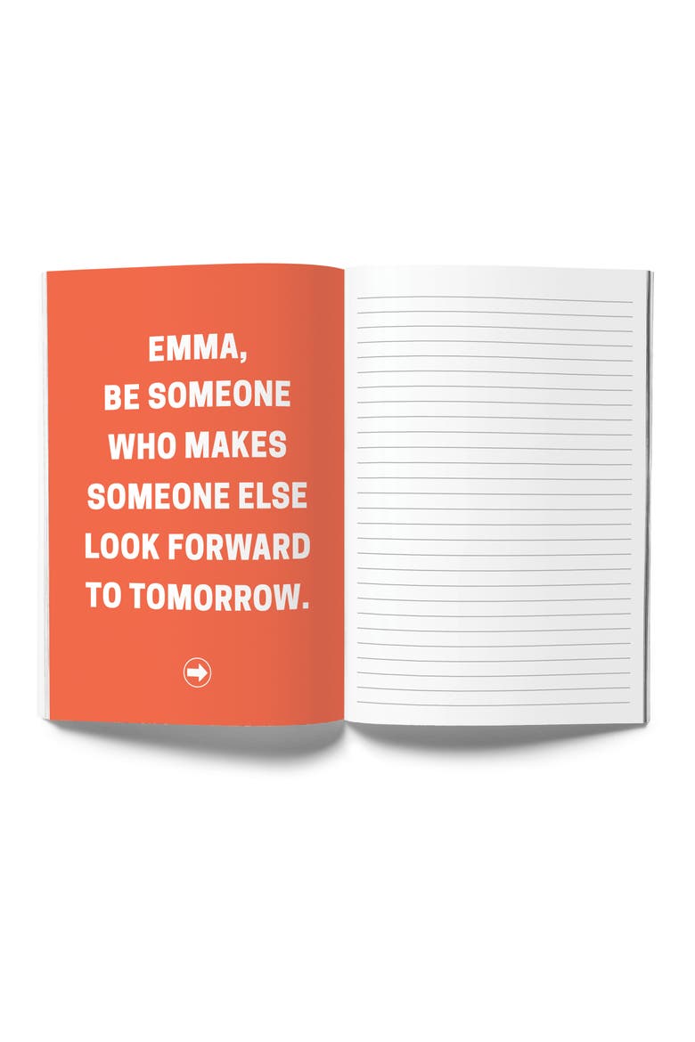 Personalized Happiness Rainbow Journal, Alternate, color, MULTI COLOR