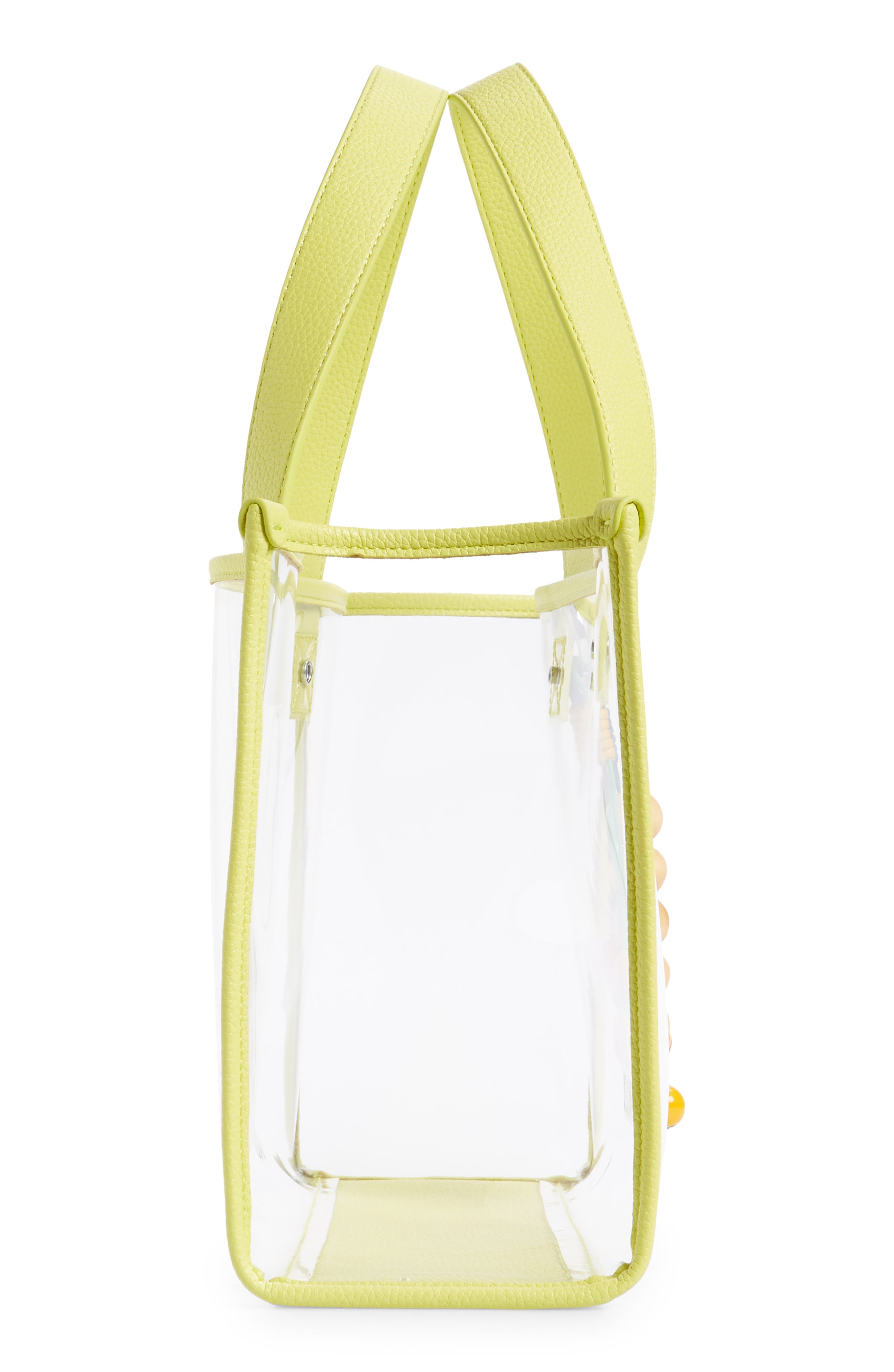 Anchor Stadium Tote Bag, Alternate, color, CLEAR/ CITRON
