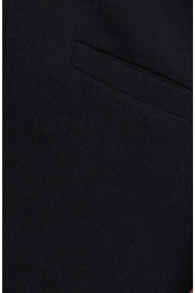 Longline Coat, Alternate, color, BLACK