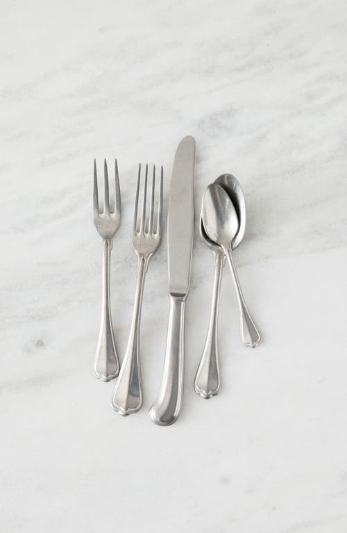 Fortessa San Marco Antiqued 20-piece Flatware Set In Silver