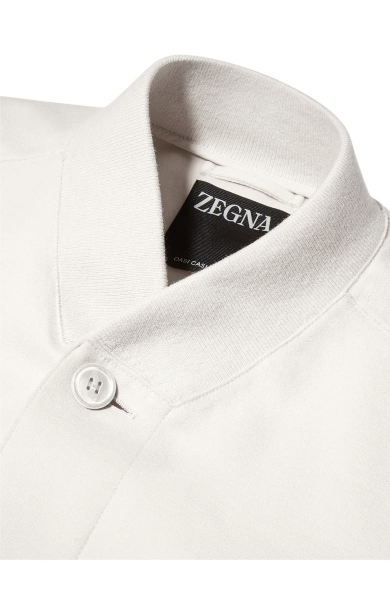 ZEGNA Oasi Elements Cashmere Bomber Jacket, Alternate, color, 