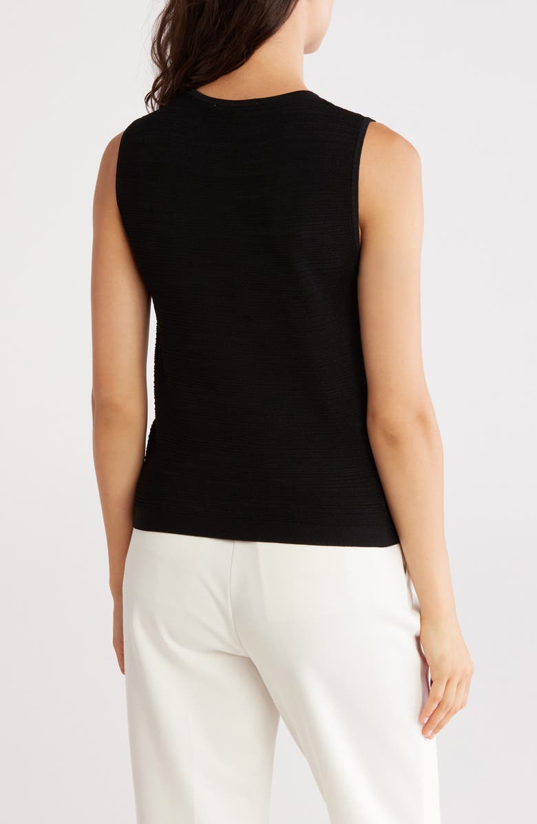 JASON WU Textured Crop Sweater Tank, Alternate, color, Black