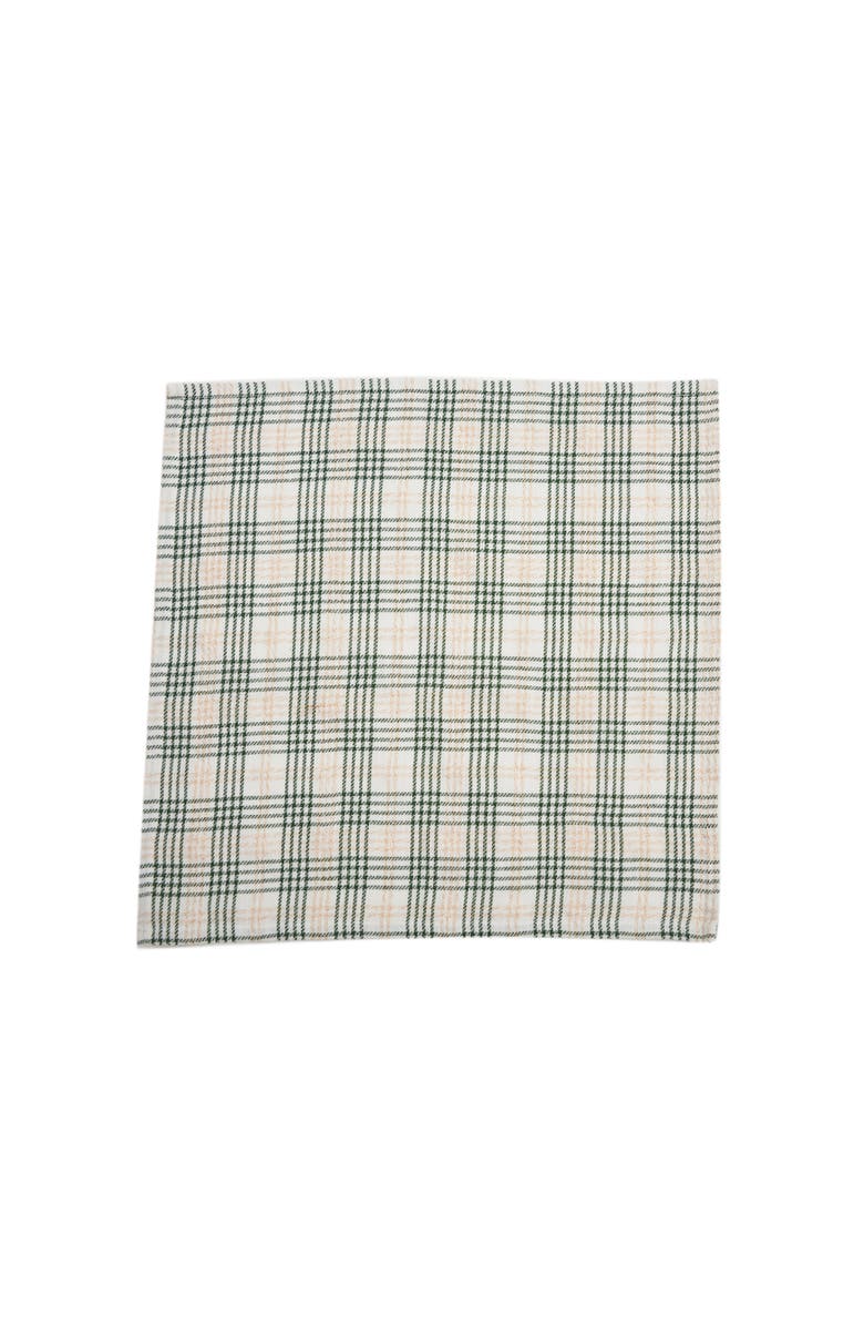 C&F Home Sage
Gold Plaid 100% Cotton Set of 6 Cloth Napkins, Alternate, color, Green