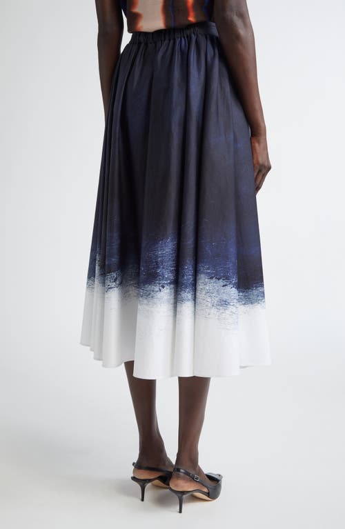 Jason Wu Brushed Stretch Cotton Canvas Circle Skirt