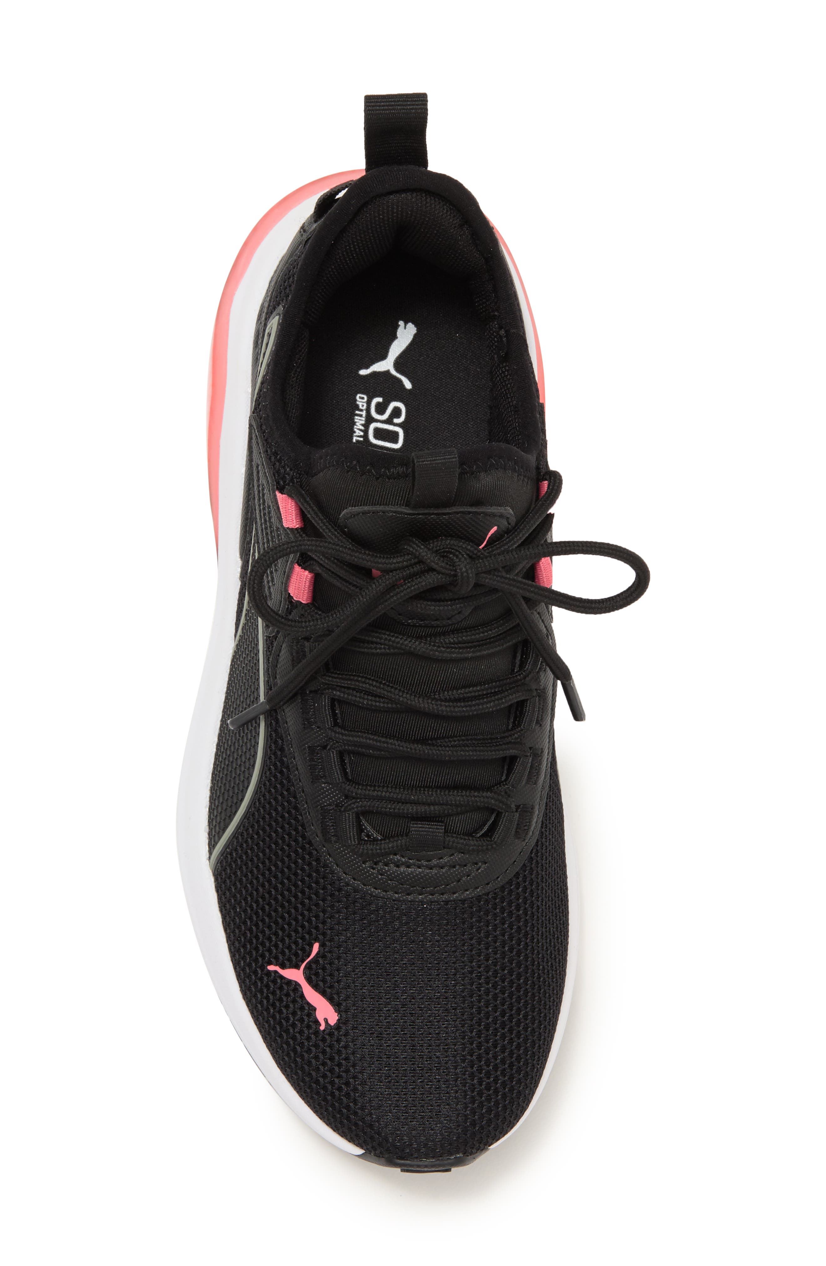 PUMA Amplifier Sneaker, Alternate, color, Puma Black-Passionfruit-White