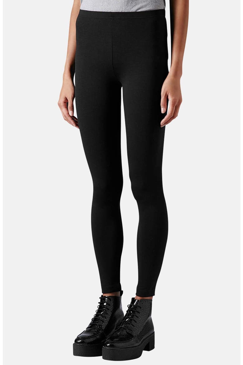 Ankle Leggings, Main, color, BLACK