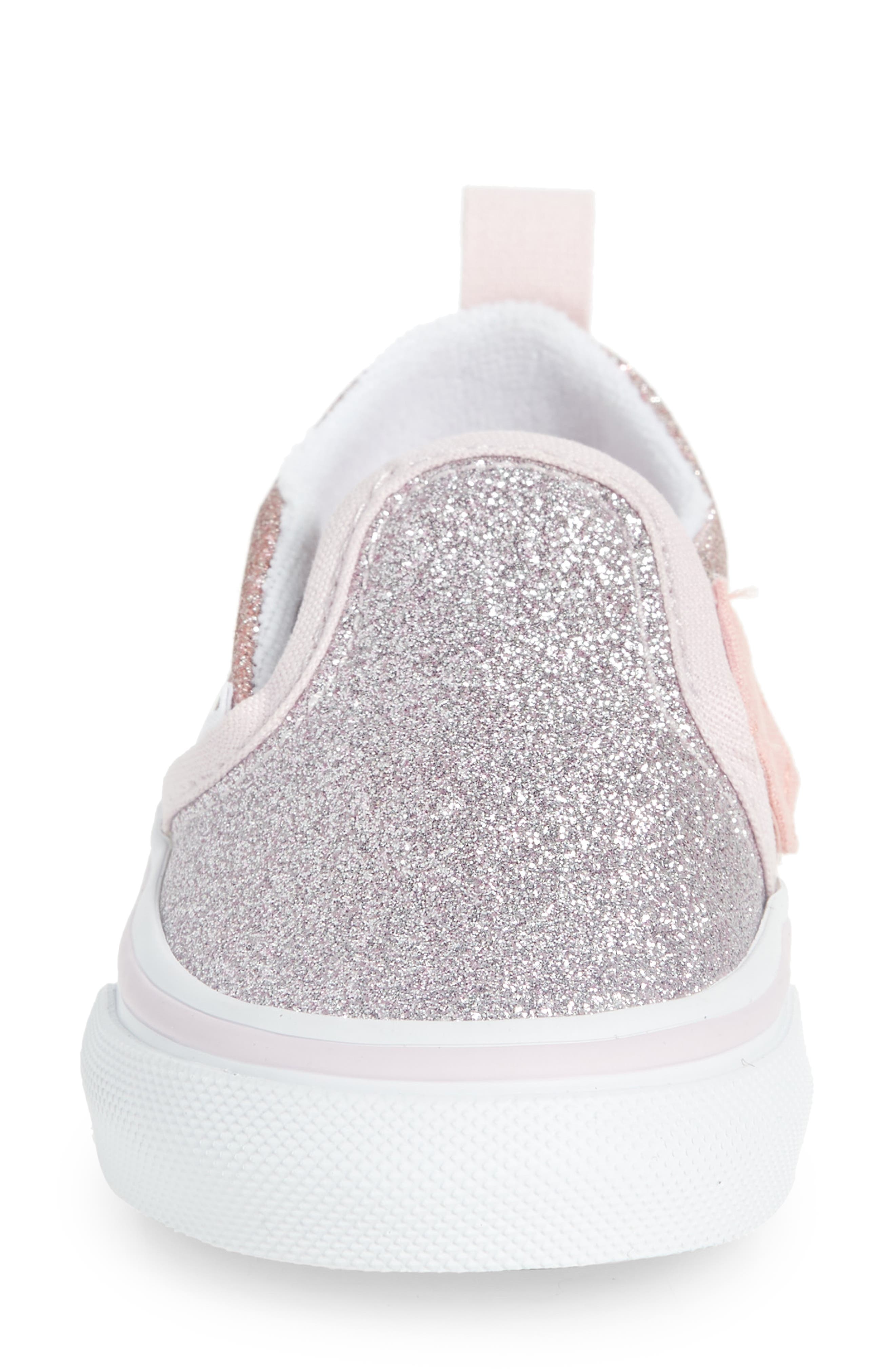 Vans Glitter Slip-On Sneaker, Alternate, color, 