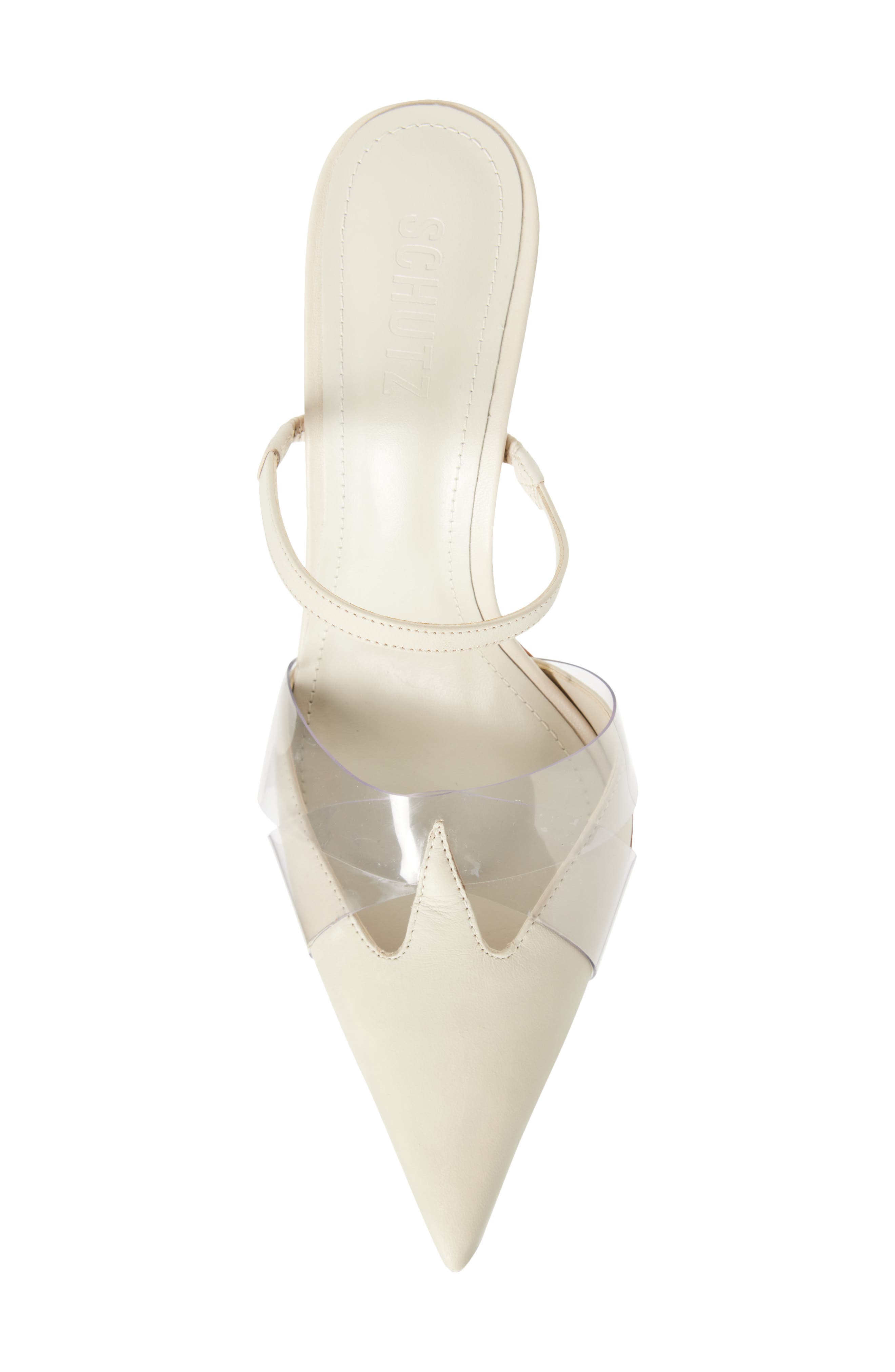 Schutz Tory Vinyl & Leather Mule Pump, Alternate, color, 