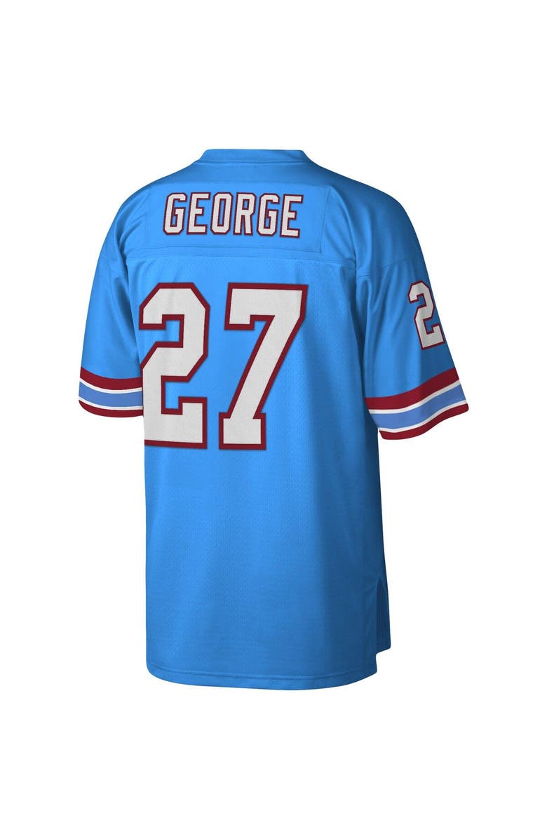 Mitchell & Ness Men's Mitchell & Ness Eddie George Light Blue Houston Oilers Legacy Replica Jersey, Alternate, color, Light Blue