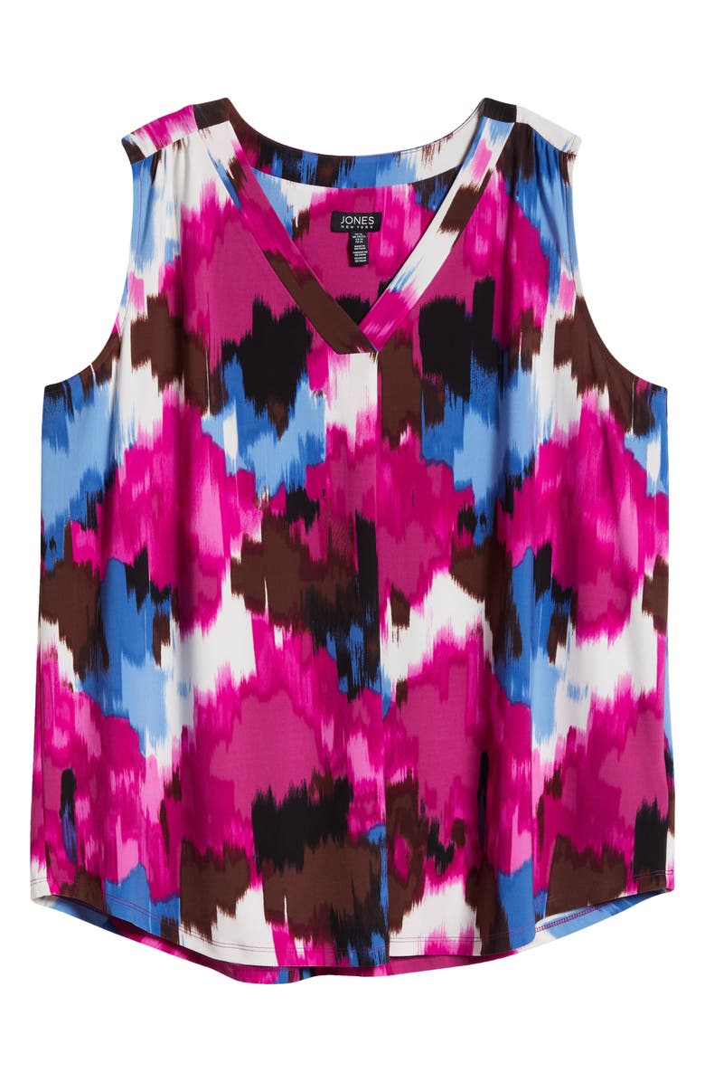 Jones New York Print Sleeveless Top, Alternate, color, 