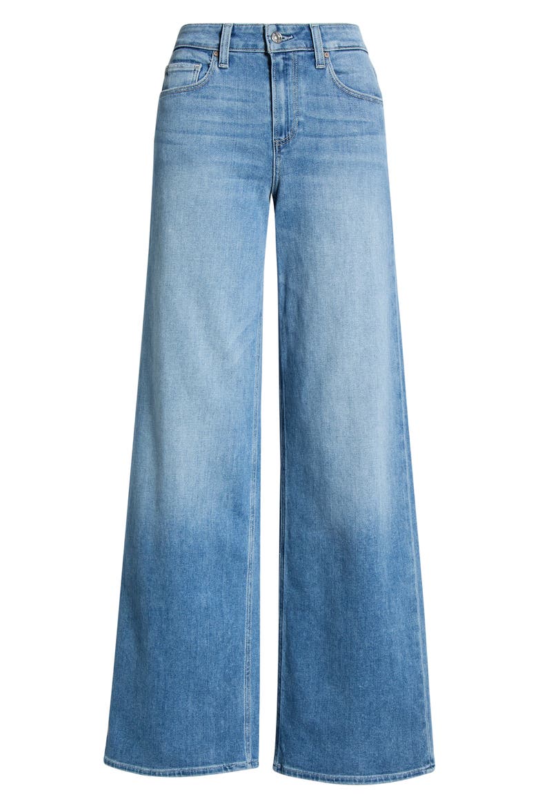 Tatum High Waist Wide Leg Jeans, Alternate, color, CINERAMA