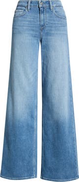 PAIGE Tatum High Waist Wide Leg Jeans