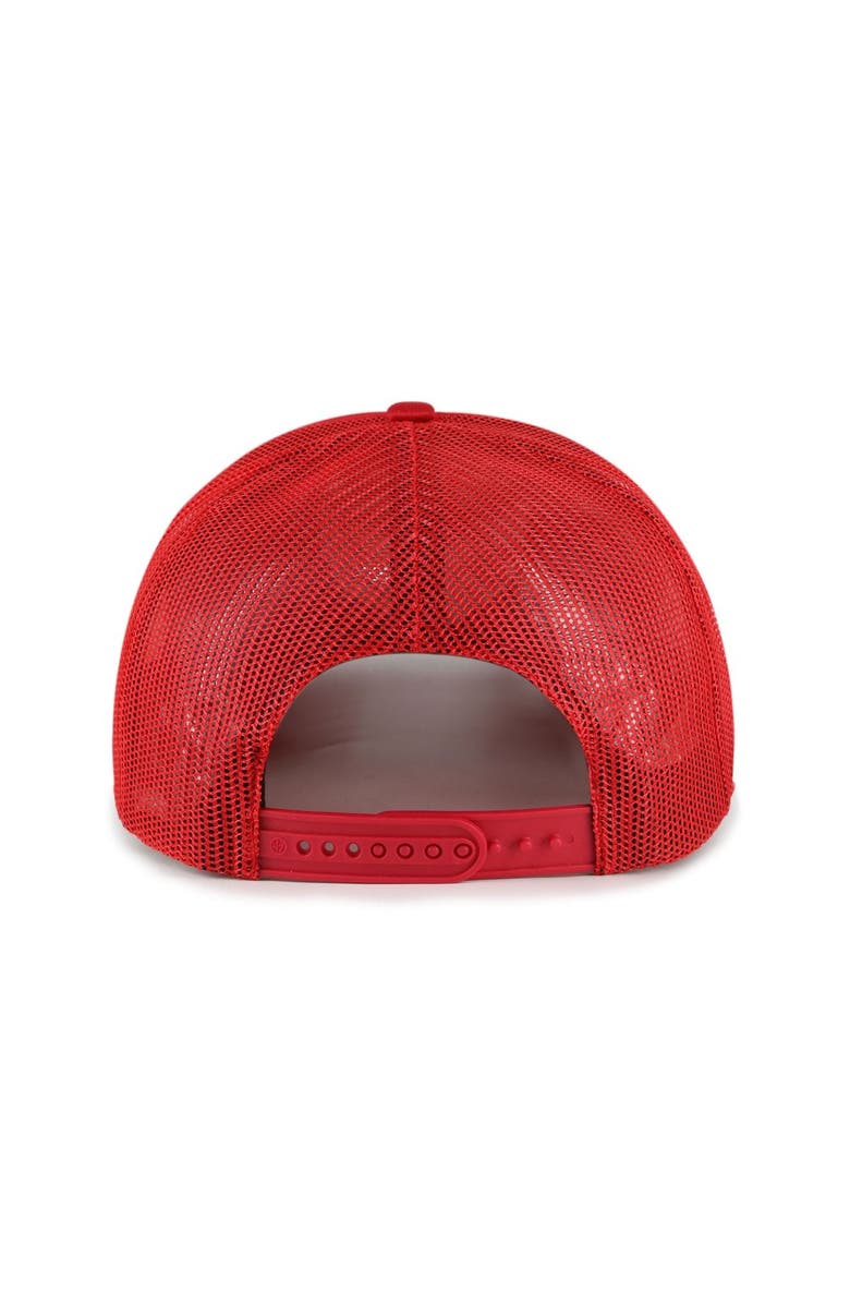 '47 Men's '47 Red Los Angeles Angels Foam Logo Trucker Adjustable Hat, Alternate, color, Red