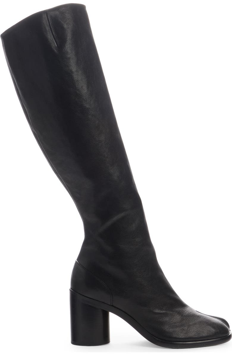 Maison Margiela Tabi Knee High Boot, Alternate, color, Black