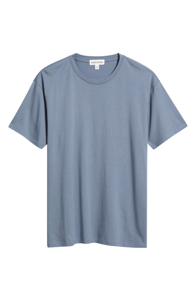Nordstrom Cotton & Modal Crewneck T-Shirt, Alternate, color, Grey Folkstone