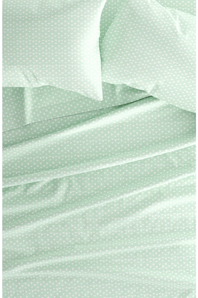 IENJOY HOME Premium Ultra Soft Urban Arrows Pattern 4-Piece Bed Sheet Set, Alternate, color, JADE