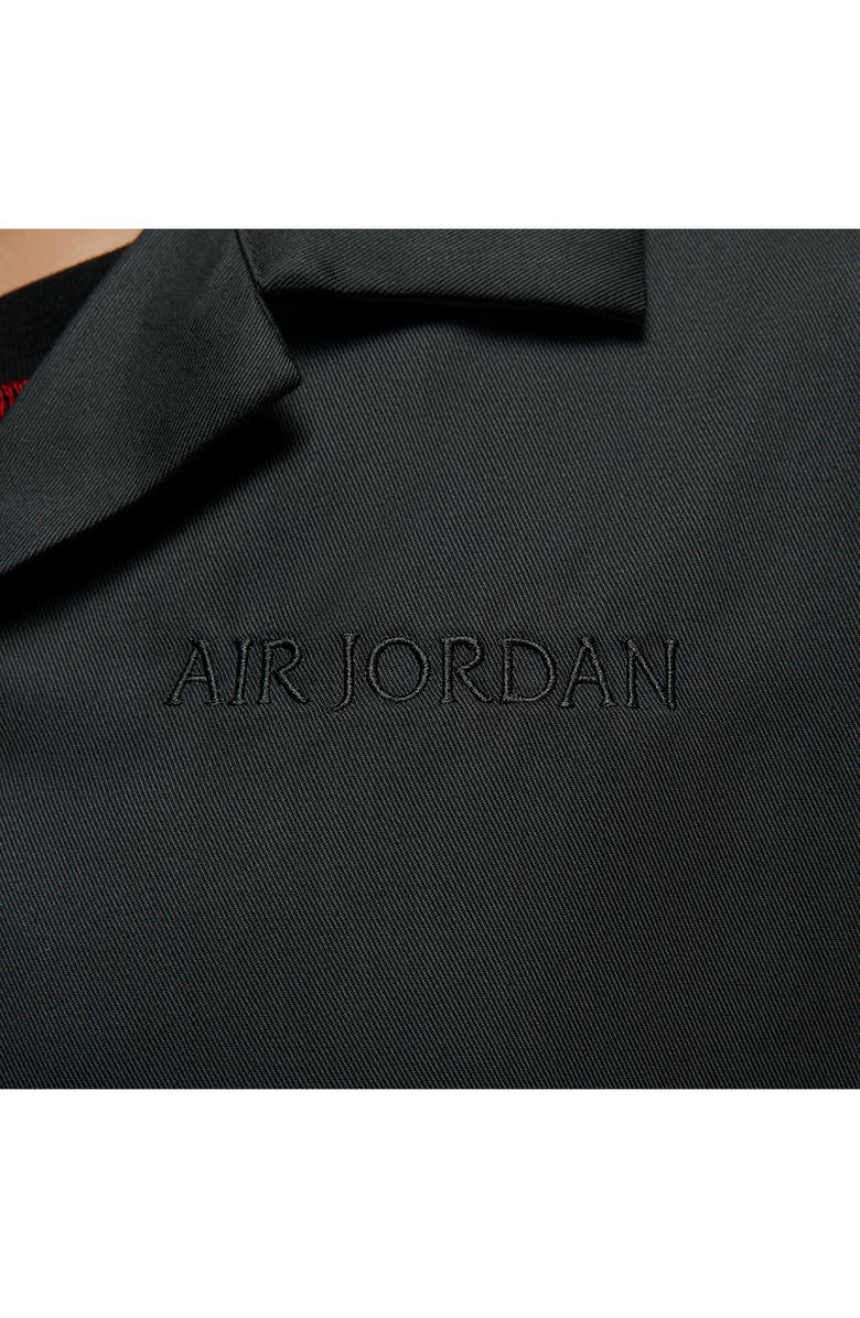 Nike Long Sleeve Woven Button-Up Top, Alternate, color, Dark Smoke Grey