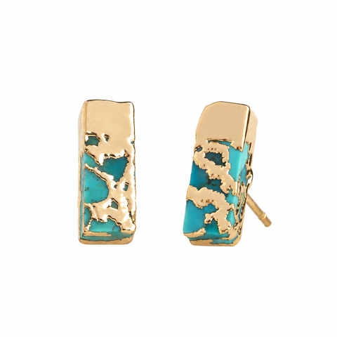 Brayden Turquoise Studs