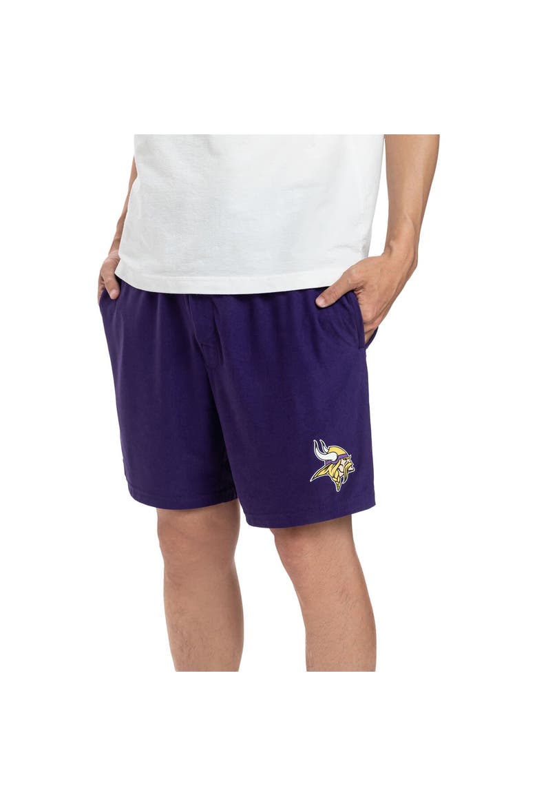 Men's Concepts Sport Purple Minnesota Vikings Gauge Jam Two-Pack Shorts Set, Main, color, Purple