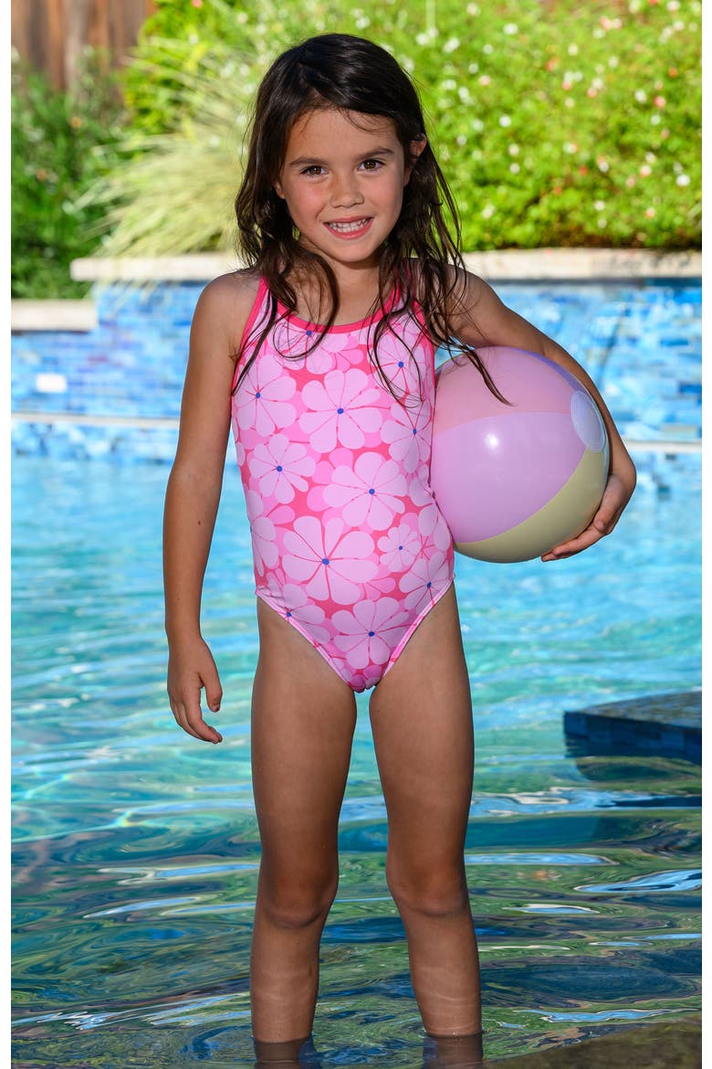In Bloom Strappy One Piece Swimsuit, Alternate, color, In Bloom
