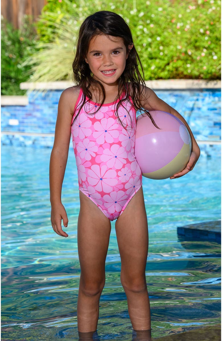 Destira In Bloom Strappy One Piece Swimsuit, Alternate, color, In Bloom