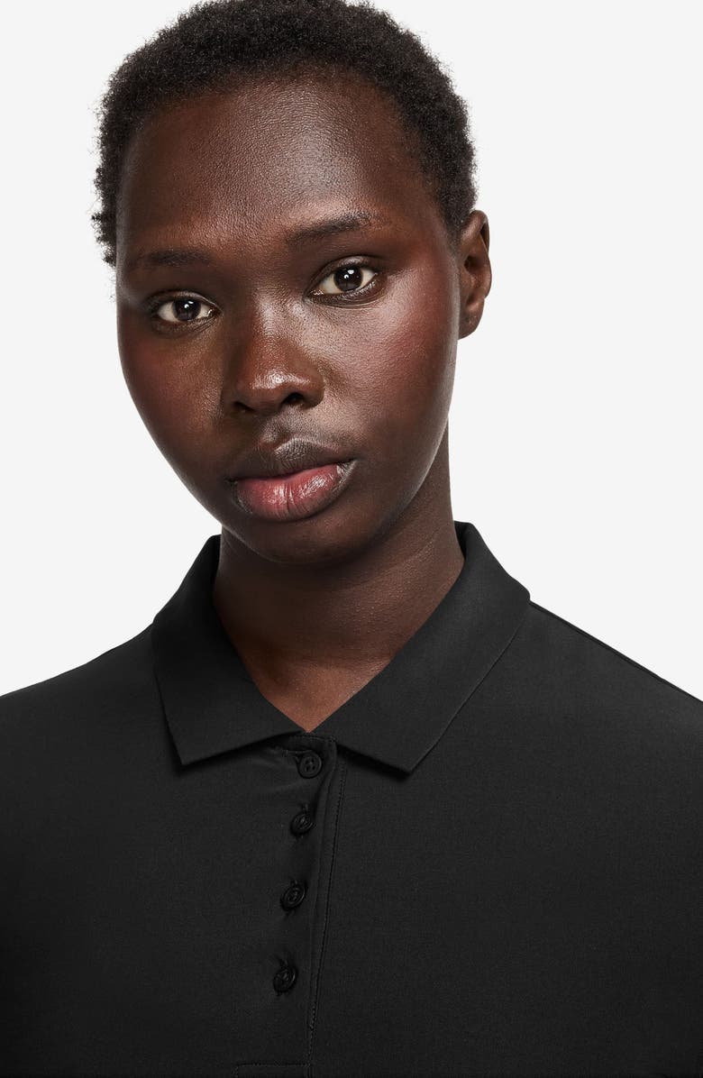 Nike Victory Dri-FIT Long Sleeve Polo, Alternate, color, 010 Black/White