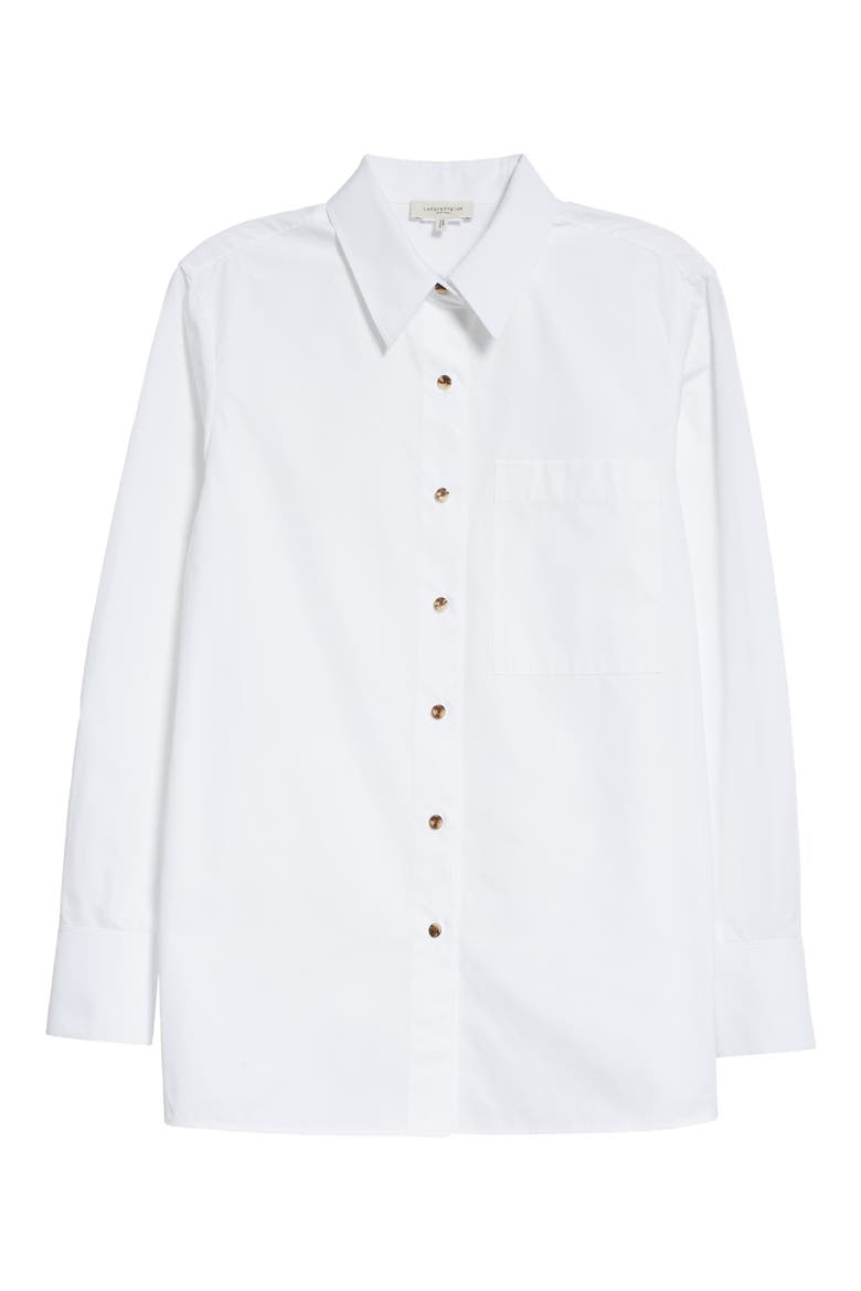 Greyson Cotton Blouse, Alternate, color, WHITE