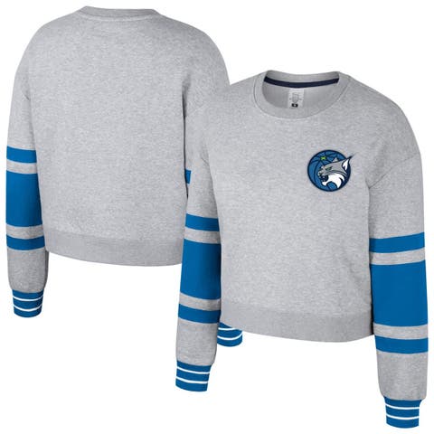 Unisex Stadium Essentials  Heather Gray Minnesota Lynx Cropped Pullover Sweatshirt