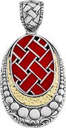 SAMUEL B. Woven Pendant