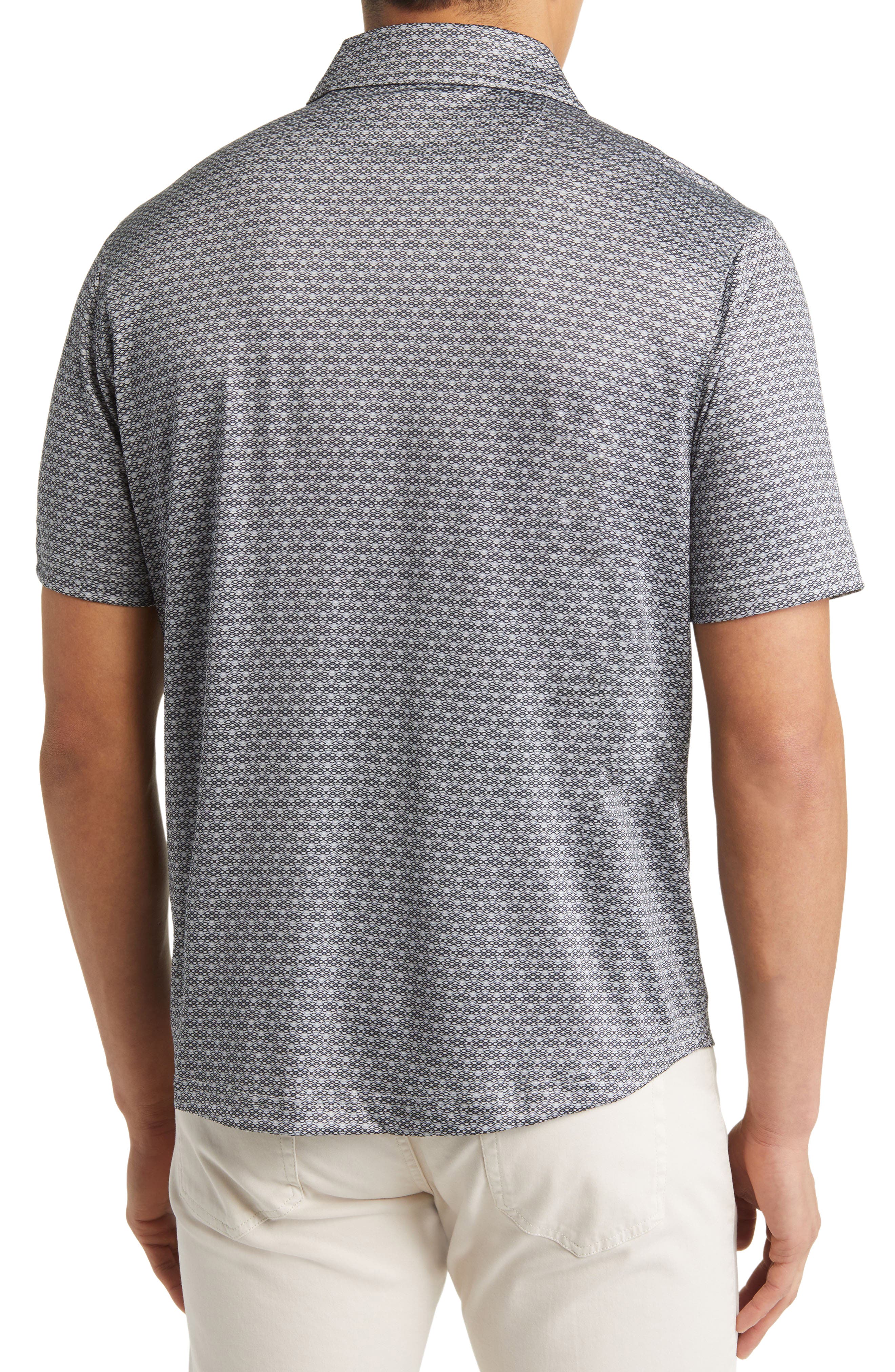 XC4 Geo Print Performance Short Sleeve Button-Up Shirt - image 2