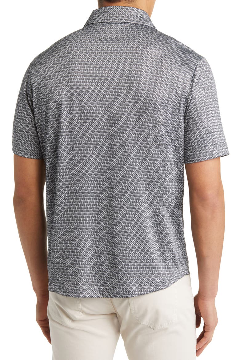 XC4® Geo Print Performance Short Sleeve Button-Up Shirt, Alternate, color, BLACK/ GRAY