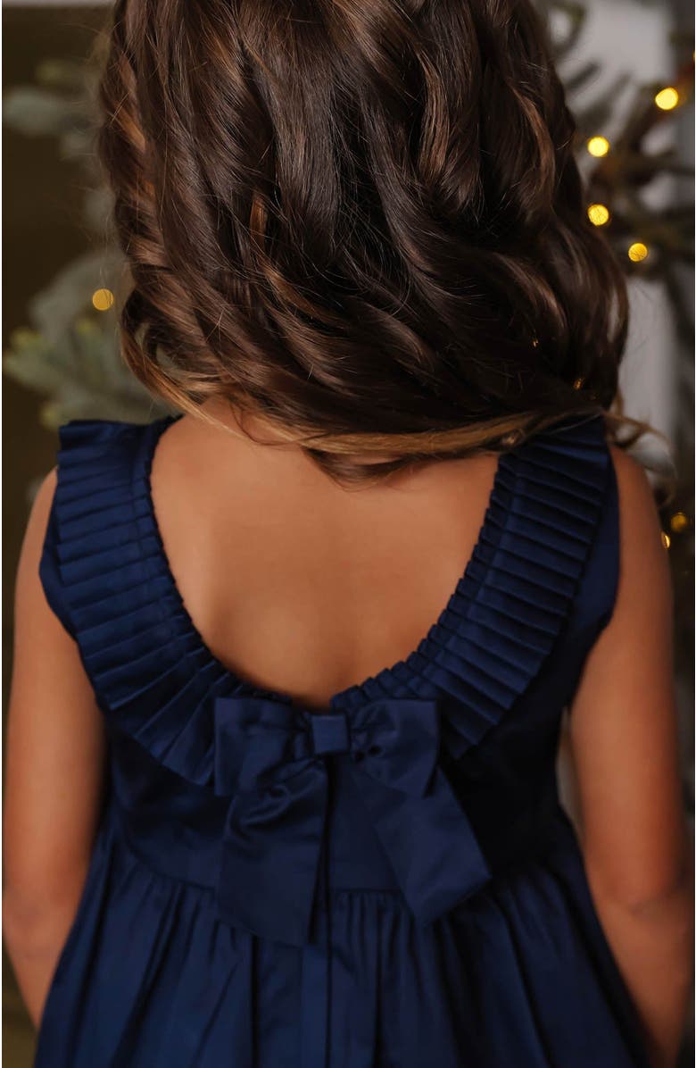 Hope & Henry Girls' Pleated Collar Party Dress, Toddler, Alternate, color,