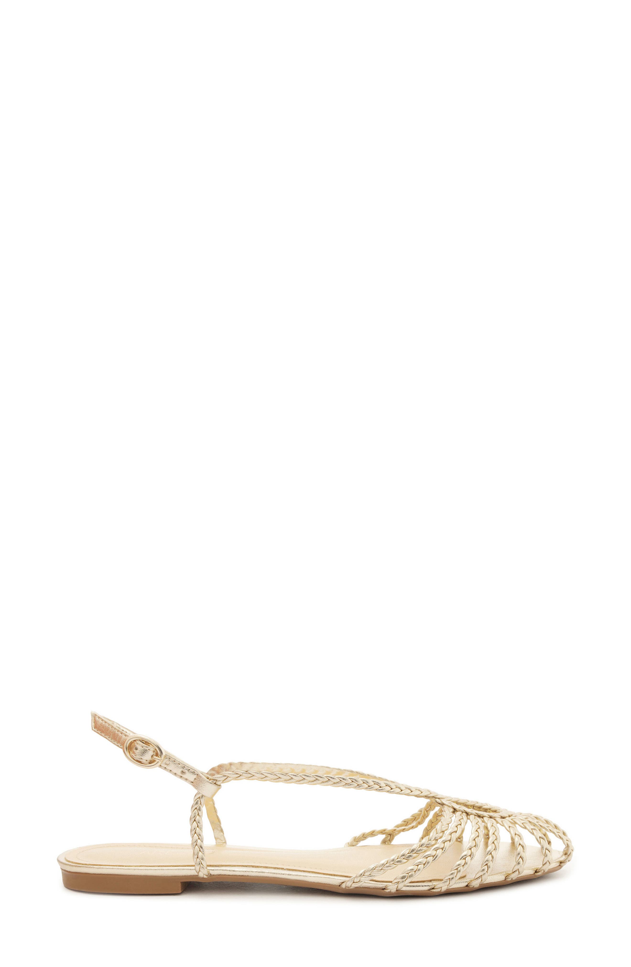 Arezzo Paola Slingback Sandal, Alternate, color, Platino