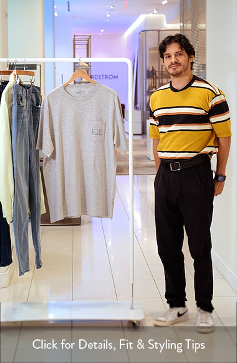 Men's Vintage Whale Pocket Graphic Tee, sales video thumbnail